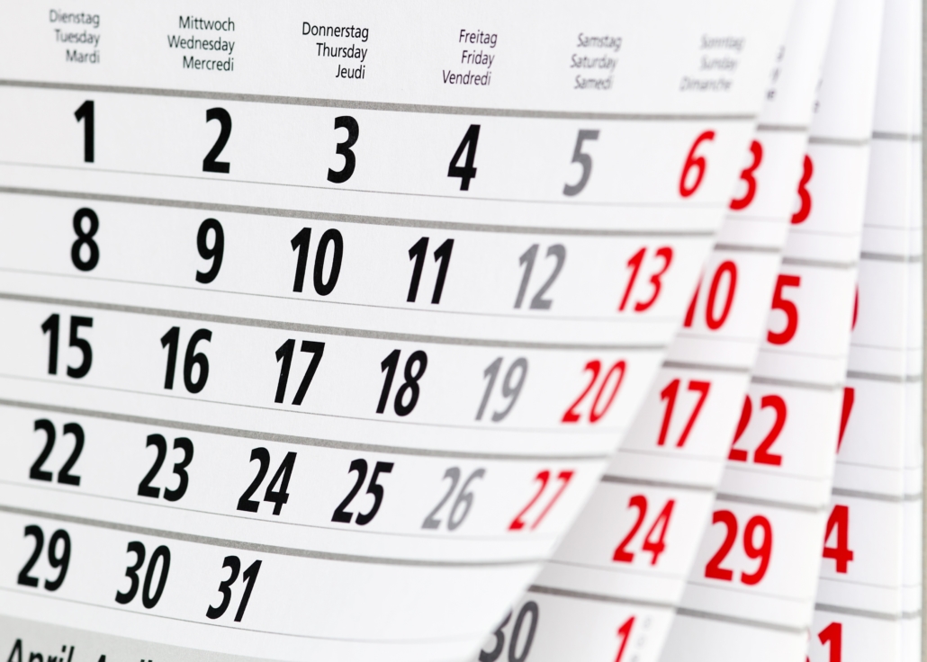 15993688 - close up a calendar page